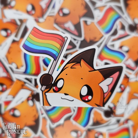 Tots Gay Pride Sticker